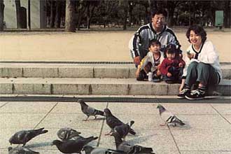 Famille japonaise - Copyright F. Jeorge