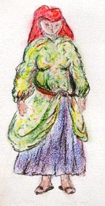 Les Bédouines ne sont pas voilées et multiplient les tissus colorés tandis que les femmes des villes, surtout d'Alep, sont vêtues de noir des pieds à la tête malgré la chaleur et parfois même recouvertes d'un voile noir supplémentaire. Les petites filles, elles, sont habillées comme des poupées Barbie.